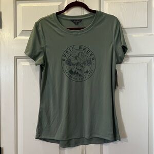NWT Womens Eddie Bauer Mountain Ridge Tee Size L